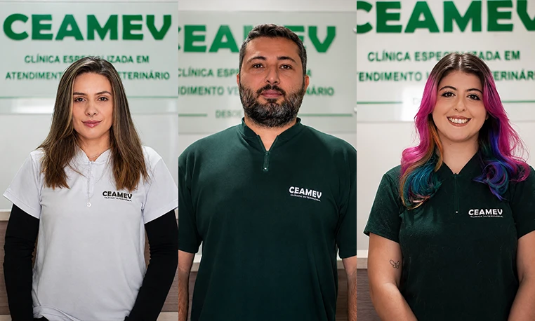 Equipe do veterinário CEAMEV em Itajubá MG