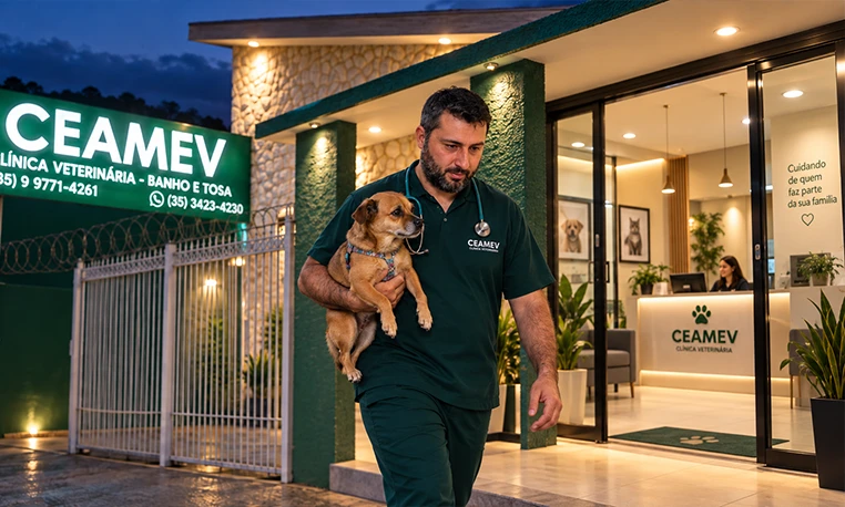 Veterinário 24 horas em Itajubá atendendo emergência na CEAMEV