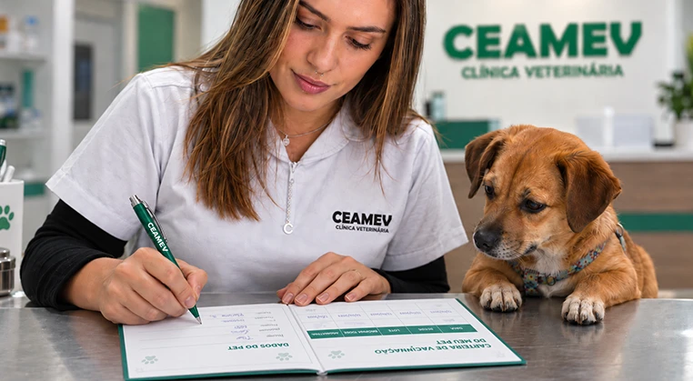 Carteira de vacinação de pets em Itajubá — CEAMEV