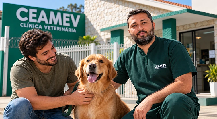 Pet saudável após castração na CEAMEV Itajubá