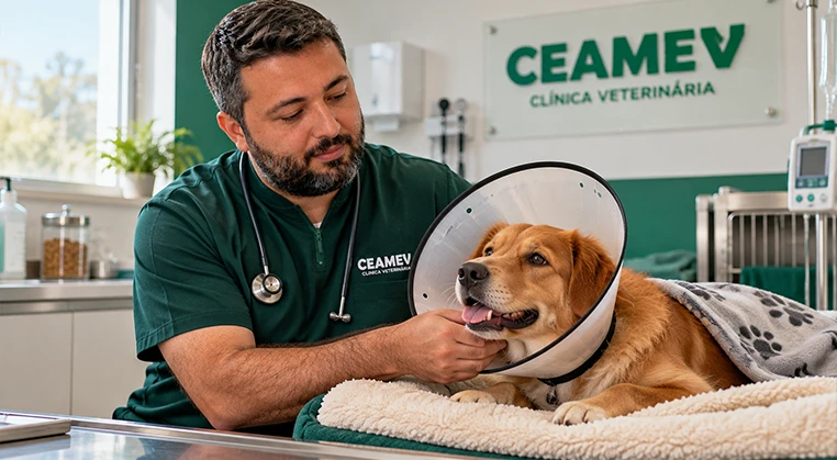 Pós-operatório de castração de pet na CEAMEV Itajubá