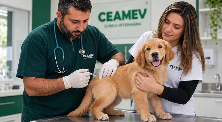 Vacinação de cães e gatos em Itajubá na clínica CEAMEV